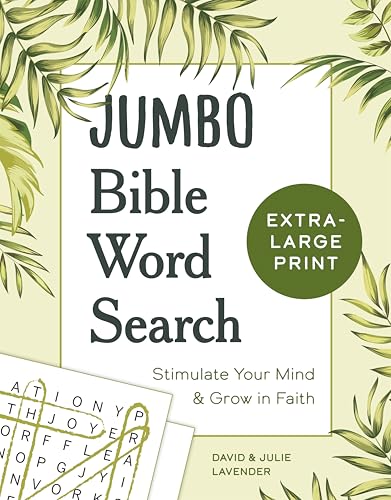 Jumbo Bible Word Search : Stimulate Your Mind and Grow in Faith