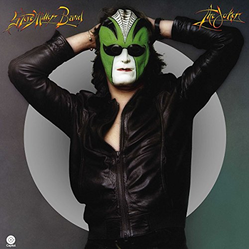 Album cover for Steve Miller Band’s “The Joker” featuring a masked figure.
