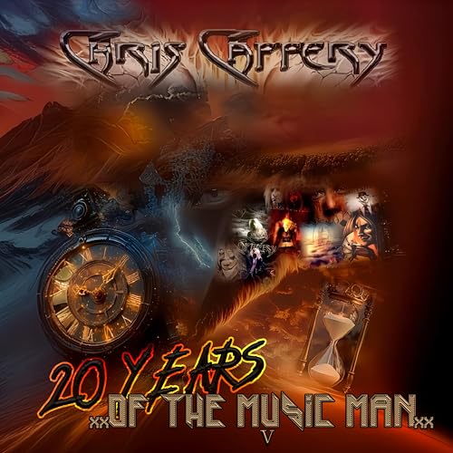 CD case featuring Chris Caffery, likely with album art and tracklist details.