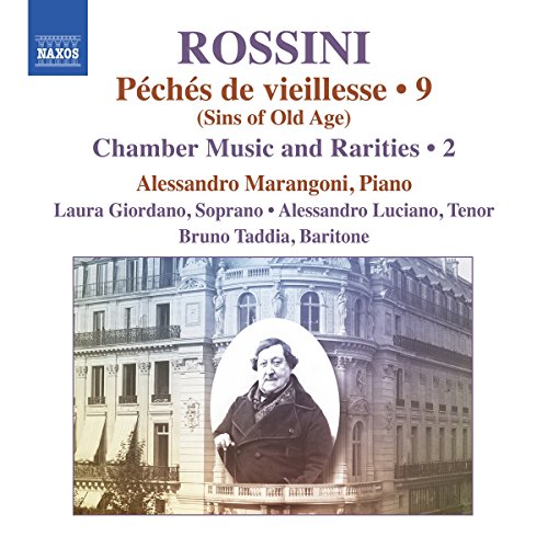CD cover for Rossini's "Péchés de vieillesse, Vol. 9" with a portrait.