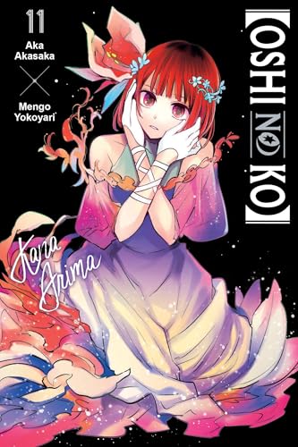 “Oshi No Ko” Vol. 11 manga cover: red-haired girl in a flowing dress.