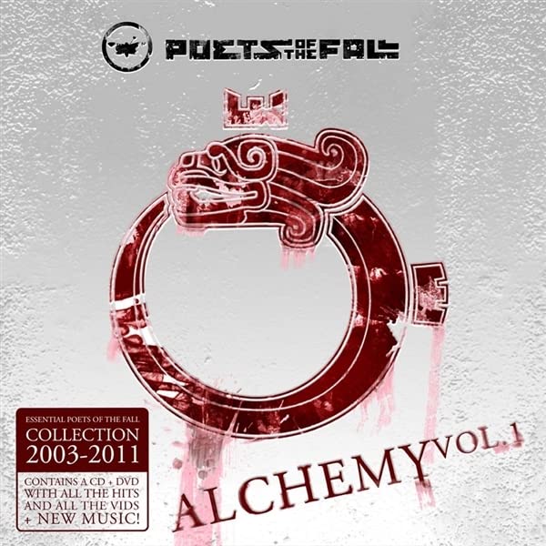 CD cover for Poets Of The Fall’s “Alchemy Vol. 1” with red design.