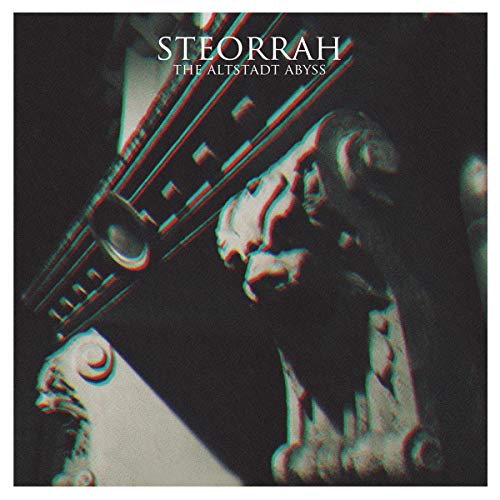 CD cover for Streorrah’s “The Alstadt Abyss,” featuring distorted sculptural face.