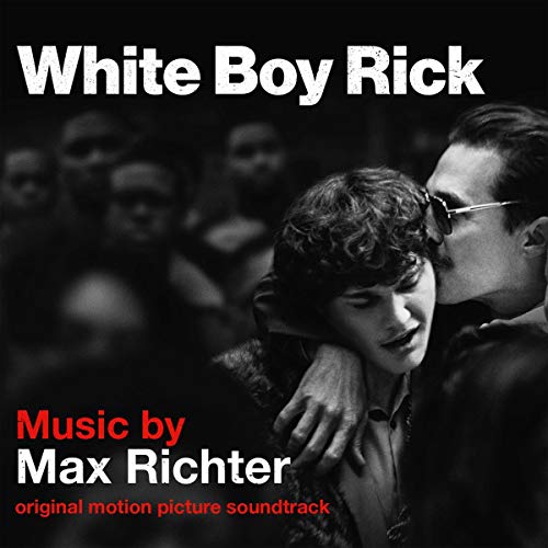 “White Boy Rick” soundtrack CD cover featuring a black and white portrait.