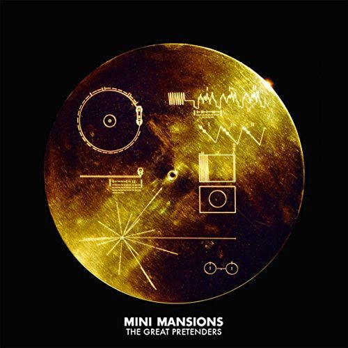 CD cover: Golden disc with technical drawings and “Mini Mansions” text.