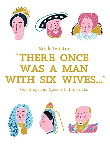 Book cover with illustrated portraits and title: “There Once Was A Man…”