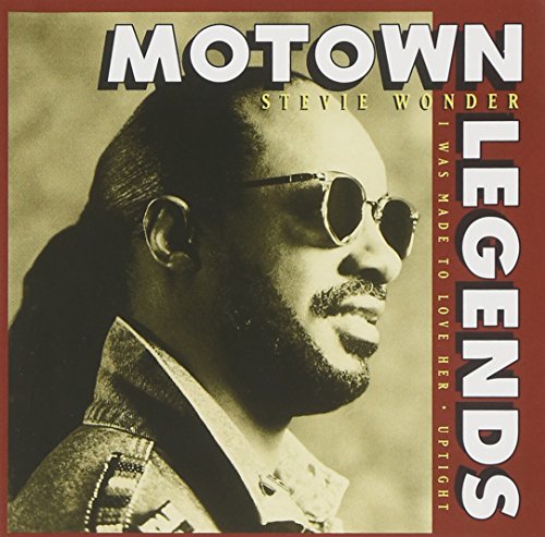 Stevie Wonder album cover, “I Was Made to Love Her,” portrait.