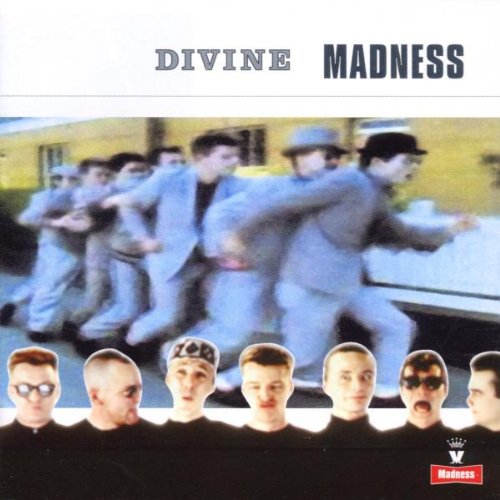 CD cover for Madness’ “Divine” album featuring blurred figures and faces.