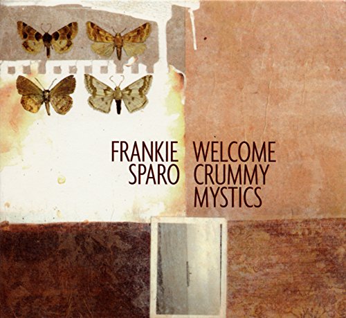CD cover with moths and textured brown and white background.