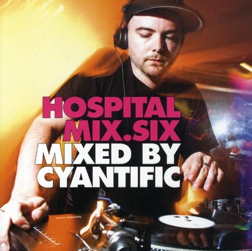 CD cover featuring a DJ with headphones and mixing equipment.