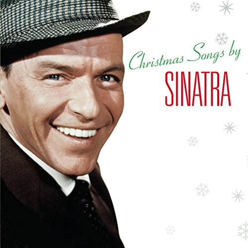 Frank Sinatra in a hat, album cover for Christmas songs.