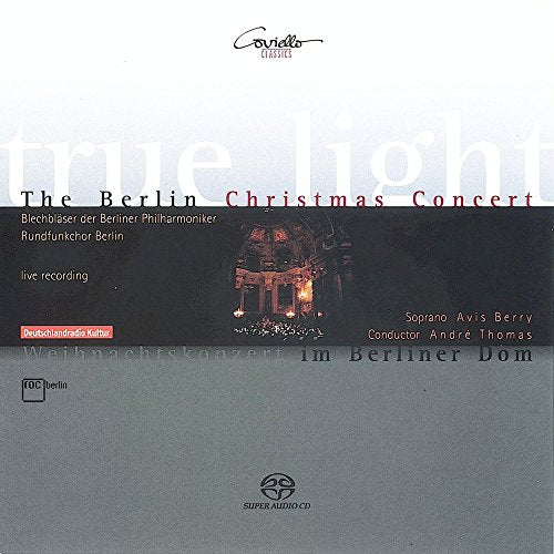 CD cover for “The Berlin Christmas Concert” featuring a cathedral interior.