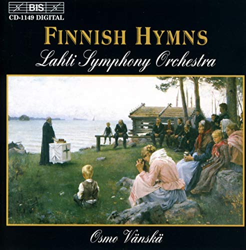 CD cover: painting of a lakeside religious gathering in Finland.
