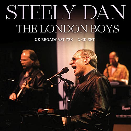 Steely Dan album cover featuring two musicians onstage with microphones.