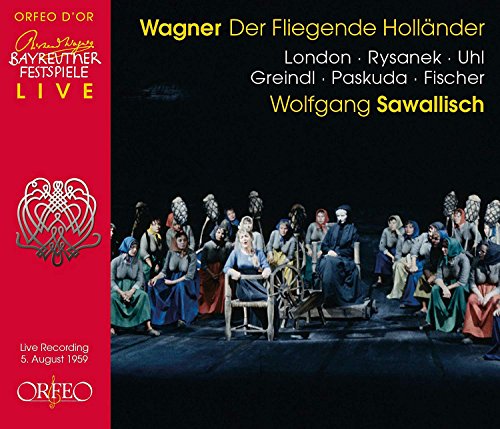 CD cover for Wagner’s *Der Fliegende Holländer* opera, live recording 1959.