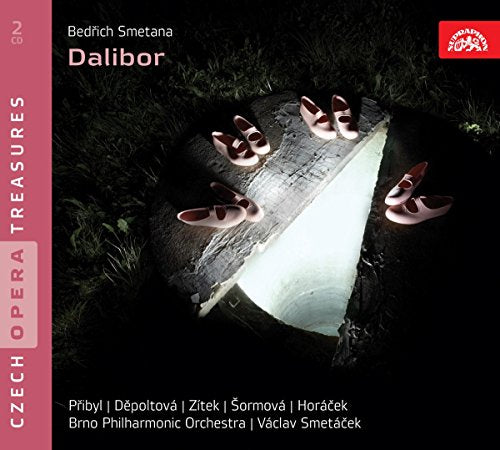 CD cover for Smetana’s opera Dalibor, featuring a rocky landscape.