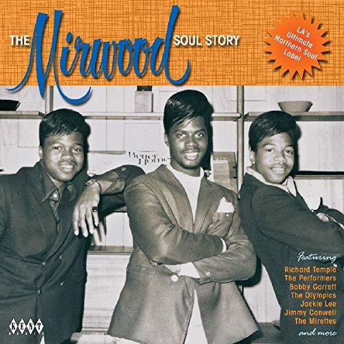 CD cover for “Mirwood Soul Story” featuring three men in suits.