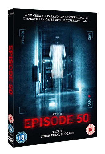 DVD cover for "Episode 50" featuring a ghostly figure in a hallway.