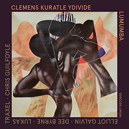 CD cover for Clemens Kuratle Ydivide - Lumumba, abstract collage of figures.