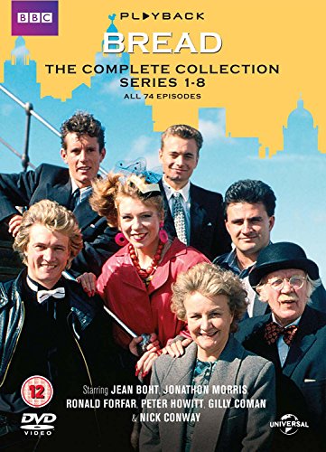 DVD cover for Bread: The Complete Collection featuring the cast members against a yellow background.