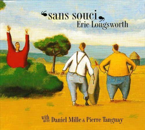 CD cover: painted figures walking in a yellow landscape.
