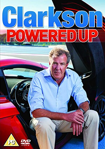 Jeremy Clarkson sitting in a red sports car on a DVD cover.