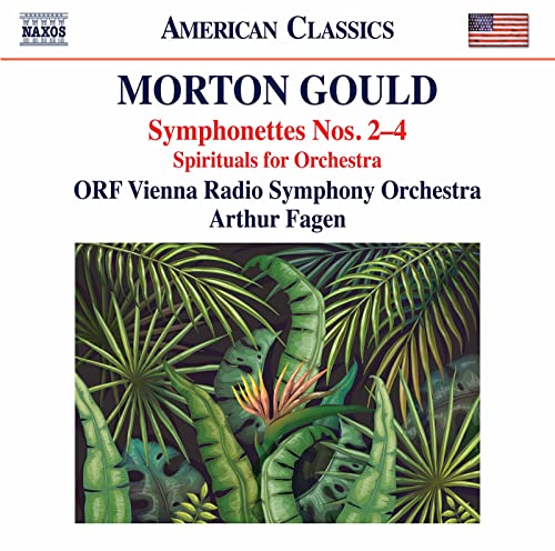 CD cover for Morton Gould’s Symphonettes with tropical foliage image.
