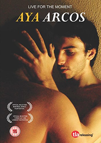 DVD cover for "Aya Arcos" featuring a close-up of a man’s face and torso.