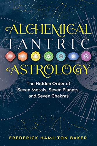 Book cover with title, colorful chakra symbols, and starry night sky background.