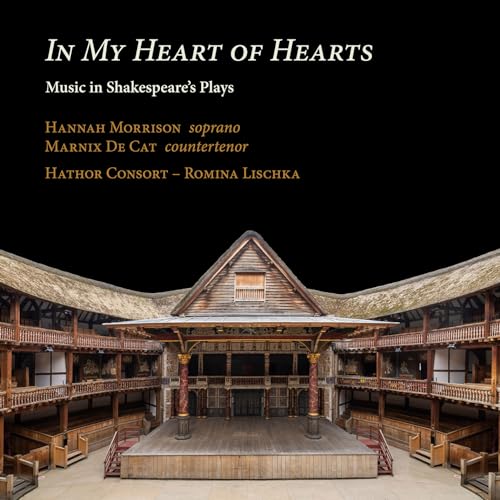 CD cover featuring a nighttime view of Shakespeare’s Globe Theatre.