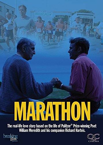 DVD cover for "Marathon" featuring two men and marathon runners.