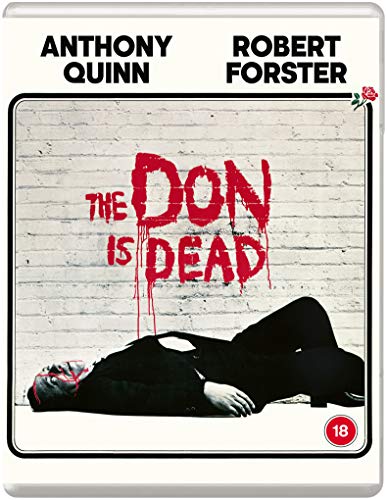 The Don Is Dead" Blu-ray cover: a man lies near red graffiti.