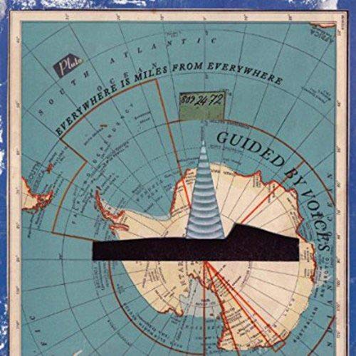 Vintage map album cover for Guided By Voices’ “Everywhere Is Miles From Everywhere.”