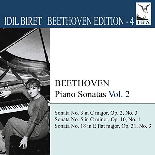 CD cover for Beethoven piano sonatas, featuring pianist Idil Biret.