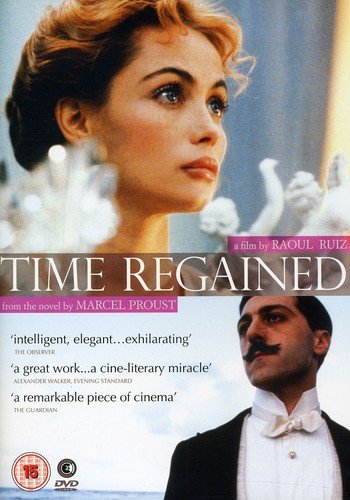 DVD cover for “Time Regained” featuring portraits and a seascape.