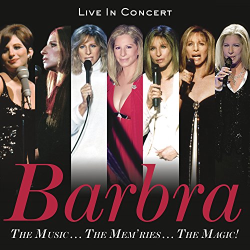 Barbra Streisand album cover featuring multiple images of her performing.