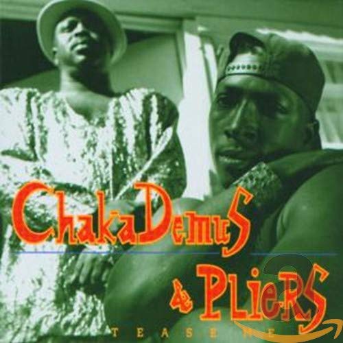 CD cover for Chaka Demus & Pliersā āTease Meā featuring two men.