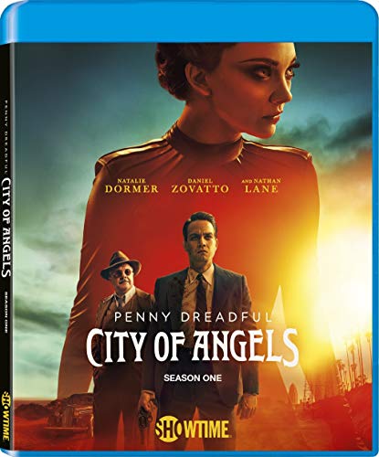 Blu-ray cover for "Penny Dreadful: City of Angels" featuring two actors.
