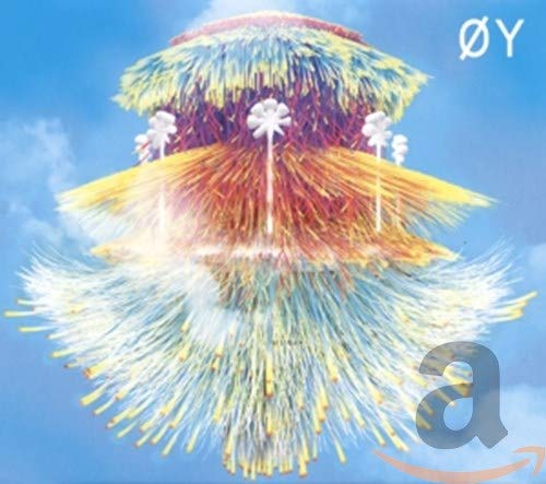 CD cover: colorful, abstract floral image against a blue sky.