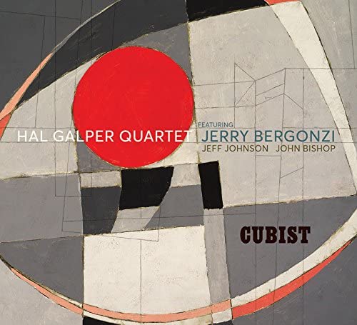 CD cover for Hal Galper Quartet’s “Cubist” with abstract geometric art.