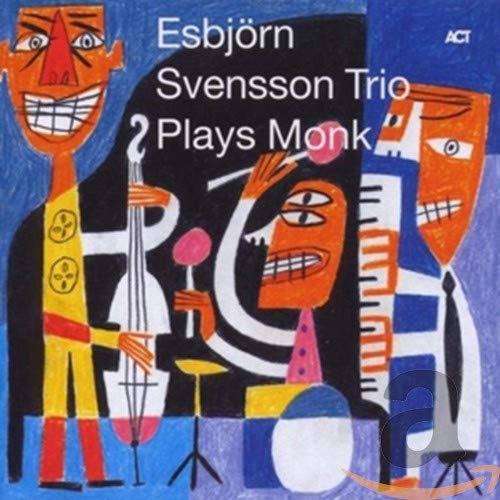 CD cover for Esbjörn Svensson Trio’s “Plays Monk” with abstract art.