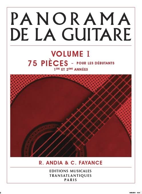 Rafael Andia: Panorama De La Guitare Vol.1 (Book/CD)