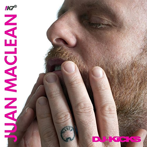 CD cover for Juan Maclean’s “DJ Kicks” featuring a portrait and text.
