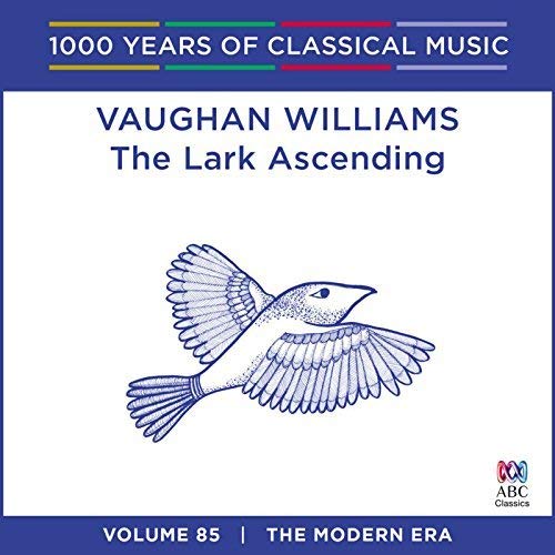 CD cover for Vaughan Williams’ “The Lark Ascending” featuring a bird illustration.