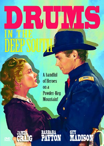 DVD cover for "Drums In The Deep South" featuring a cowboy and woman.