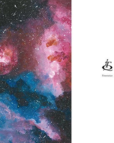 CD cover with abstract nebula-like painting in pink, blue, and black.