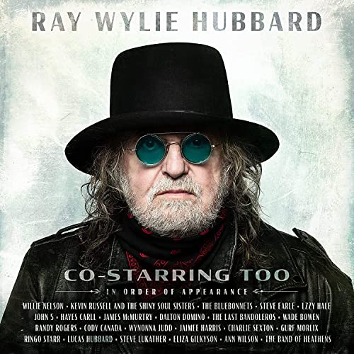 Vinyl album cover featuring Ray Wylie Hubbard in a hat and sunglasses.