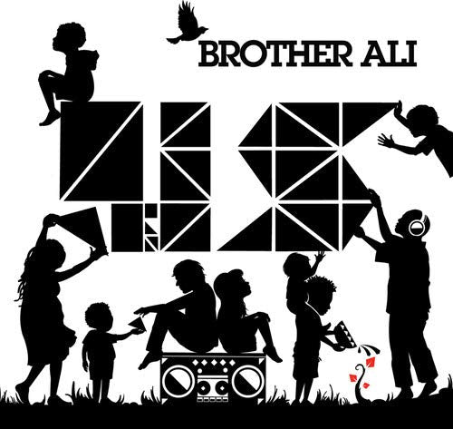 Black silhouette figures with geometric shapes and the album title "Us".