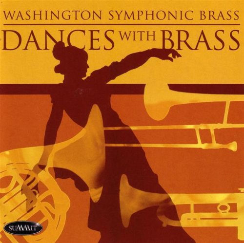 CD cover: silhouetted dancer with brass instruments, warm orange tones.