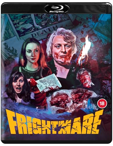 Frightmare" Blu-ray cover featuring distressed people and graphic horror imagery.